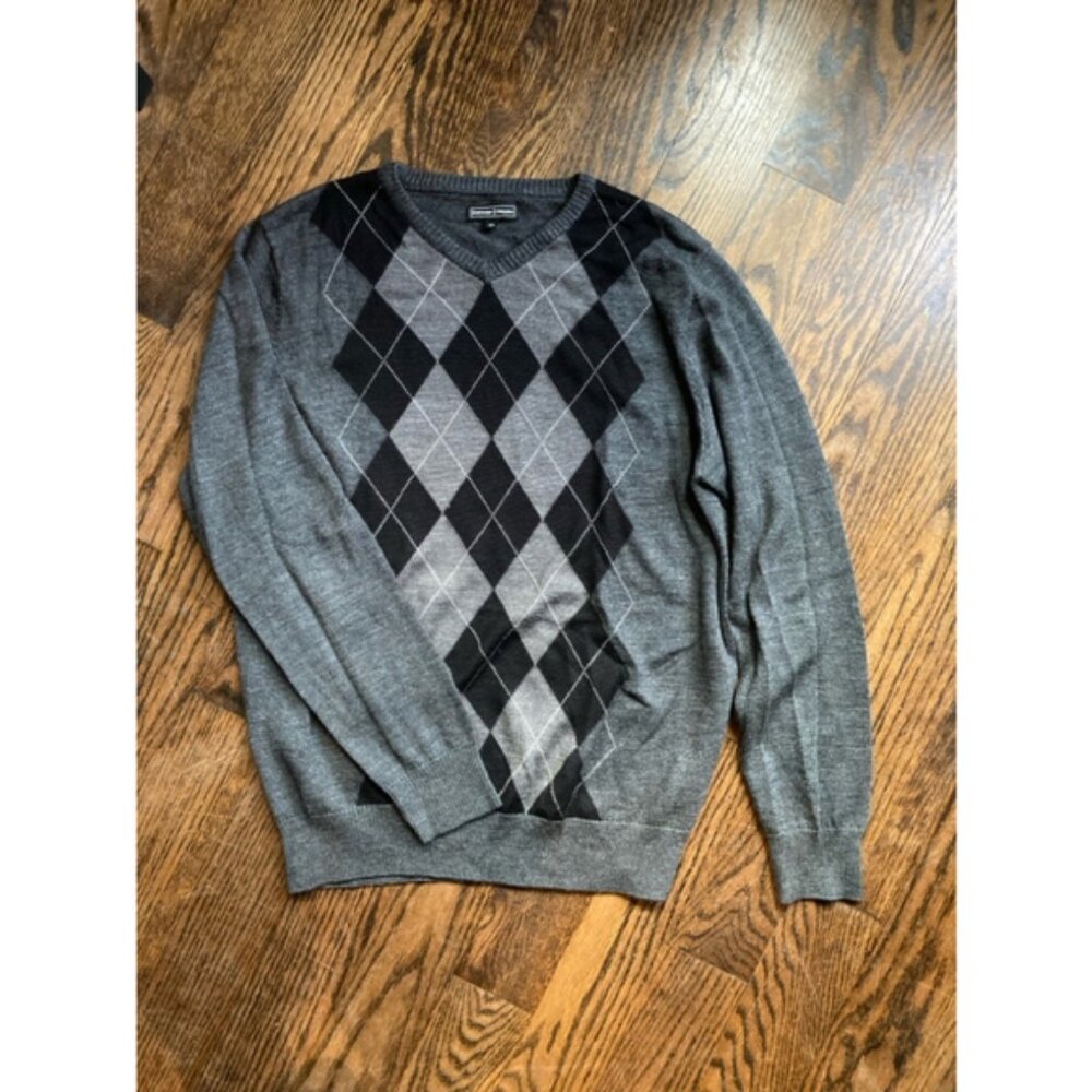 Men's Denver Hayes Sweater, Gray, S/P